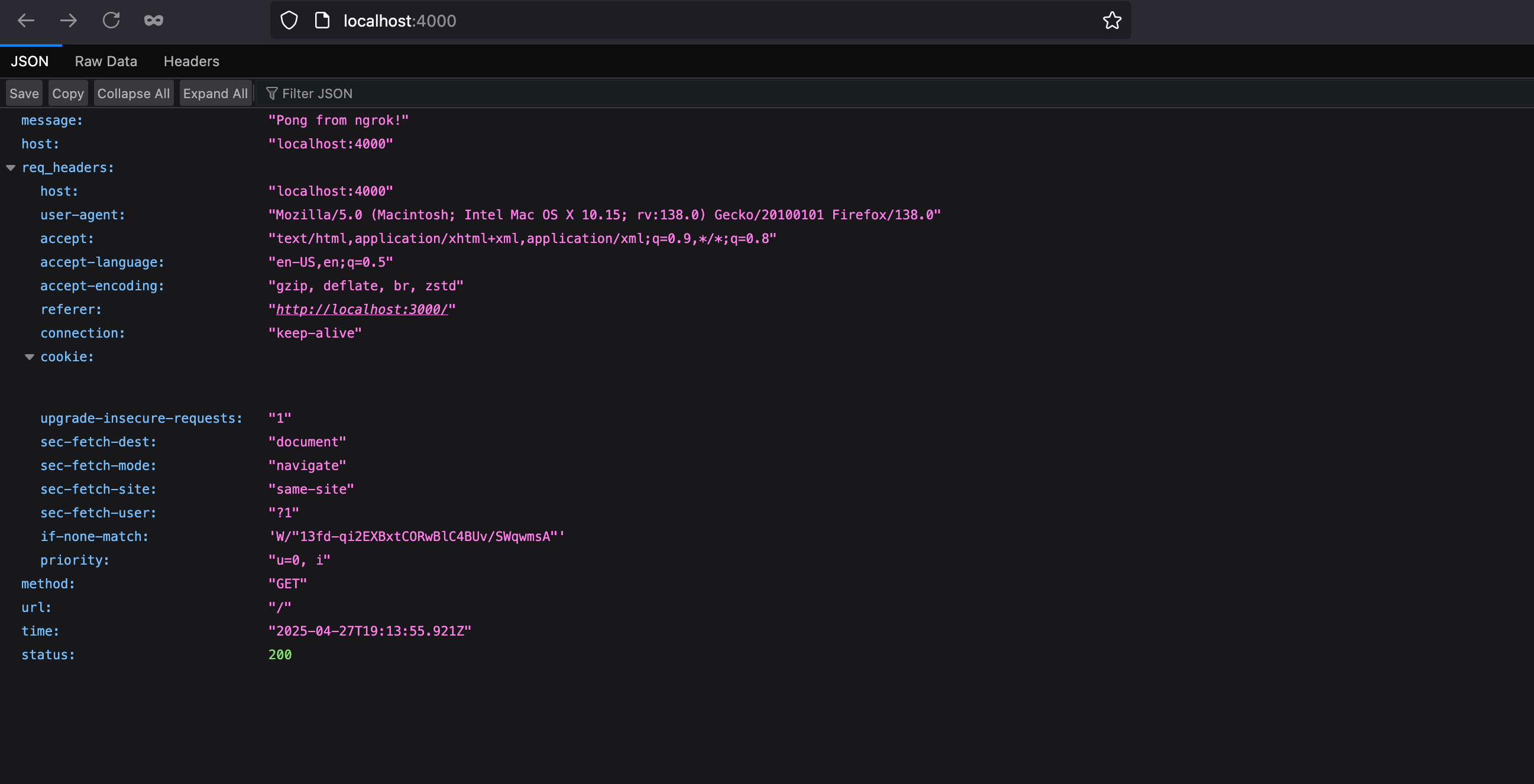 Simple web API